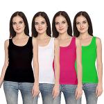 ZOLDY Women's Tank Top Vest Camisole Sando(M)