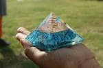 Jet International Turquoise Orgone Pyramid