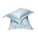Stoa Paris Blue Sateen Set of 2 Pillow Cover From Date Night Collection