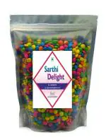 SARTHI DELIGHT Chocolate Buttons - Chocolate Munchies - (400gm)