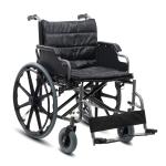 KosmoCare Deluxe Heavy Duty Premium Foldable Wheelchair Ideal for Heavy Patients