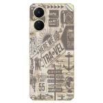 GADGETSWRAP Printed Vinyl Skin Sticker for Vivo Y16 - vintage Travel