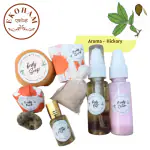 Ekoham HICKORY NUT OIL Skin Care Combo Kit-Body Polishing & Relaxing Spa