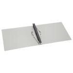 Eslee Data Binder File | Computer File | Best for 10x12 Inches Size Paper | Use to Store Perforated Sheets | Plastic Clip | Grey - (EO82 10x12 Grey)