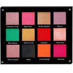 Ibora A Bold You Eyeshadow Palette | 12 Highly Pigmented, Blendable Shades | Matte Shimmer & Metallic | Vegan & Cruelty Free | Made Without Oil-Fragrance-Parabens, Alcohol, & Microplastic Particles