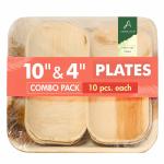 AGRILEAF Palm Leaf Plates - 10