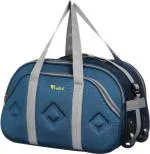FEDRA Blue Polyester Strolley Duffle Bag with Wheels - 40 L
