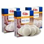 Gits Instant Rice Idli Breakfast Mix, 1500g (Pack of 3 X 500g Each)