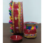 pujaNpujari Karwa Chauth Pooja for Chalni for Chand Pooja Kalash and Diya.