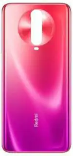 FRIENDZZWORLD Red Glass Back Panel For Xiaomi Redmi K30 / Poco X2