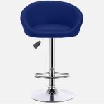 REDEFINE Bling PU Leather Swivel High Counter Adjustable Barstool Without Armrest Suitable for Dining Cafeteria Pub's Music Food Kitchen Shops Barstool