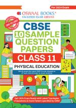 Oswaal CBSE Sample Question Papers Class 11 Physical Education Book (For 2024 Exams ) | 2023-24_oswaal books