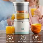 Lumber home and kitchen Rechargeable Citrus Juicer, Orange Juicer Squeezer, Mosambi Juicer, wireless Portable Juicer Blender with USB Charging Electric Fruit Juicer Machine for Travel & Kitchen purpose (Multi)