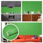 WallWear - Self Adhesive Wallpaper| (Solid Green) Extra Large (200x60) cm | Wallpapers For Wall | Decoration Wall Sticker For Wall | Home | Bedroom | Living Room | Kids Room | Kitchen & Festivals Decoration.