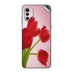GADGETSWRAP Printed Vinyl Skin Sticker for Nokia G21 - red tulips 3