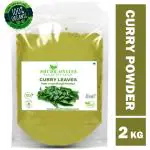 Shudh Online Organic Curry Leaves Powder (2000g) for Hair Growth, Eating, Food, Skin Brightening (Fresh Kari Patta Leaf, Karuveppilai powder)