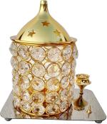 T-KA108 Brass Table Diya Set  (Height: 6 inch)