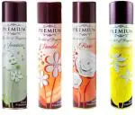 Premium Rose, Jasmine, Sandal, Rajnigandha Spray, 54.25 Ml Each (Pack Of 4)