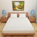 Kuber Industries 6.5 X 6 FT. Double Bed Mattress Cover/Protector King Size Bed Cover (white)