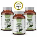 AYUKARMA Liver Detox - Ayurvedic Product for Fatty Liver & Alcoholic Liver, Healthy Digestion & Metabolism, Liver Health, Liver Ko Sahi Krne Ke Liye Capsule, Protect Liver Damage - 180 Capsules (Pack of 3)
