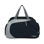 Zipline Blue, Grey Polyester Water Resistant Duffle Bag for Unisex 40 L
