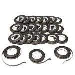 Festiko 10Meter Each Roll Colour Balloon Curling Ribbon For Wedding Birthday Gift Wrapping Party, Curling Ribbons For Balloons Decoration Black, Pack Of 6