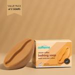 mCaffeine Cream Coffee Bathing Soap 75g (Pack of 2) (2 x 75 g)