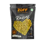 Zoff Green Raisins Rich in Iron & Vitamin B, Pure & Natural Kishmish, Healthy Snack Food Item, Hygienically Packed | 250 Gm |