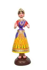 HAST SHILP Yellow Paper Thanjavur Iconic Dancing Doll