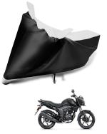 Mockhe Bike Body Cover for Honda CB Trigger , Dustproof UV Protection water resistant Custom Fit Cover-(Black-White )