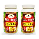 Bael Powder | Bel Giri Powder | Bel Fruit Powder 100 % Pure & Natural 100 gm Pack of 2
