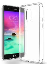 Wellchoice Back Cover for LG Q Stylus Plus, Q Stylus + (Transparent, Grip Case)