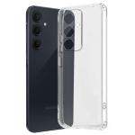 Fashionury Shockproof Crystal Clear Back Cover Case for Samsung Galaxy A35 5G | Raised Bumps for Camera & Screen Protection | Transparent Back Cover Case for Samsung A35 5G