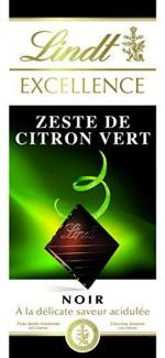 Lindt Excellence Lime Intense Chocolate 100 Grams Free Silver Plated Coin