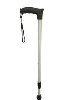 Shakuntla Walking Stick Height Adjustable L Type Strong Walking Stick for Men/Women/Old (Silver)