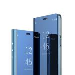 Lejaao Vivo V5 Mirror Diamond Blue Polycarbonate, Thermoplastic Polyurethane Flip Cover (16 x 7.5 x 0.9 cm)