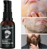 GLOW OCEAN - GLOW EVERYDAY 10X Extra Powerful Beard Hair Growth oil-For Faster &amp Patchy Beard Growth Hair Oil (35 ml)