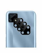 GADGETRONICS (Pack of 3) Realme C25 Black Tempered Glass Scratch Resistant and Anti Fingerprint Back Camera Lens Protector
