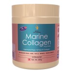 Marine Collagen Supplements for Women & Men, 200g | Supports Glowing Skin | Natural Moisturizer | Supports healthy Nails, Hair & Skin | - Supports Damaged Skin | 200g | Unflavored