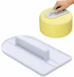 MyHomesWorld 1PC Cake Candy Pastry Decorating Icing Smoother Cream Scraper Fondant Polisher Finisher Cake Baking Finishing Tools/Fondant Smoothener Cream Spreading