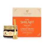 UPAKARMA Ayurveda 100% Ayurvedic, Original & Pure Shilajit/Shilajeet Resin Form with Safed Musli to Boost Performance, Power, Stamina, Endurance, Strength & Overall Wellbeing For Men and Women - 10g