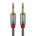 C & E 3.5MM Aux Stereo Jack Audio Male to Male Cable for Phone, Tablet, Echo, Soundbars, Speakers, Headphones, Car Stereo, 24K Gold Plated Connectors 6 Feet / 2 Meter
