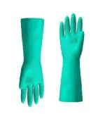 3P DELIVERING MEDICAL SOLUTION WORLDWIDE Reusable Household Rubber Gloves, Cleaning Gloves, Stretchable Gloves for Washing Cleaning Kitchen Garden - Large,1 Pair (Green Color)