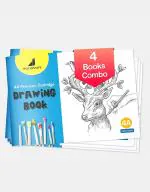 Drawing for Kids | 4A Size Drawing Books | Sketch Books for Drawing | Set of 4