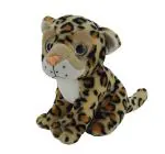 Dimpy Stuff Sitting Leopard 30 Cm Plush for Kids, 3Y+ (Multicolor)