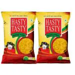 Hasty Tasty Makka Poha Combo Pack of 2, Corn Poha, Fryum, Ready to fry,1 kg (2 packs of 500g)