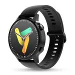 Pebble Vast 1.43 inch(3.63 cm) Amoled Bright Display, BT Calling, Always On Display,Health Suite, Multi Sports Modes, Premium Build, Multiple Watch Faces, AI Voice Assitance, Sleep Monitor, Alarm & Notifications smartwatch-Jet Black