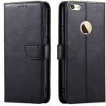 Slugabed Flip Cover for Apple iPhone 5, Apple iPhone 5S, Apple iPhone 5 SE | Magnetic Closurer| PU Leather Magnetic Wallet Back Cover Case (Black)