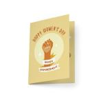 Festiko Happy Womens Day Greeting Card to Gift Mother, Sister, Wife, Office Collogue, Friend, Girlfriend (Pack of 15)