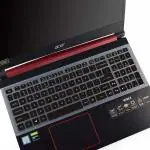 Saco Black Keyboard Silicone Skin Cover for Acer Predator Helios 300 15.6 inches Gaming Laptop